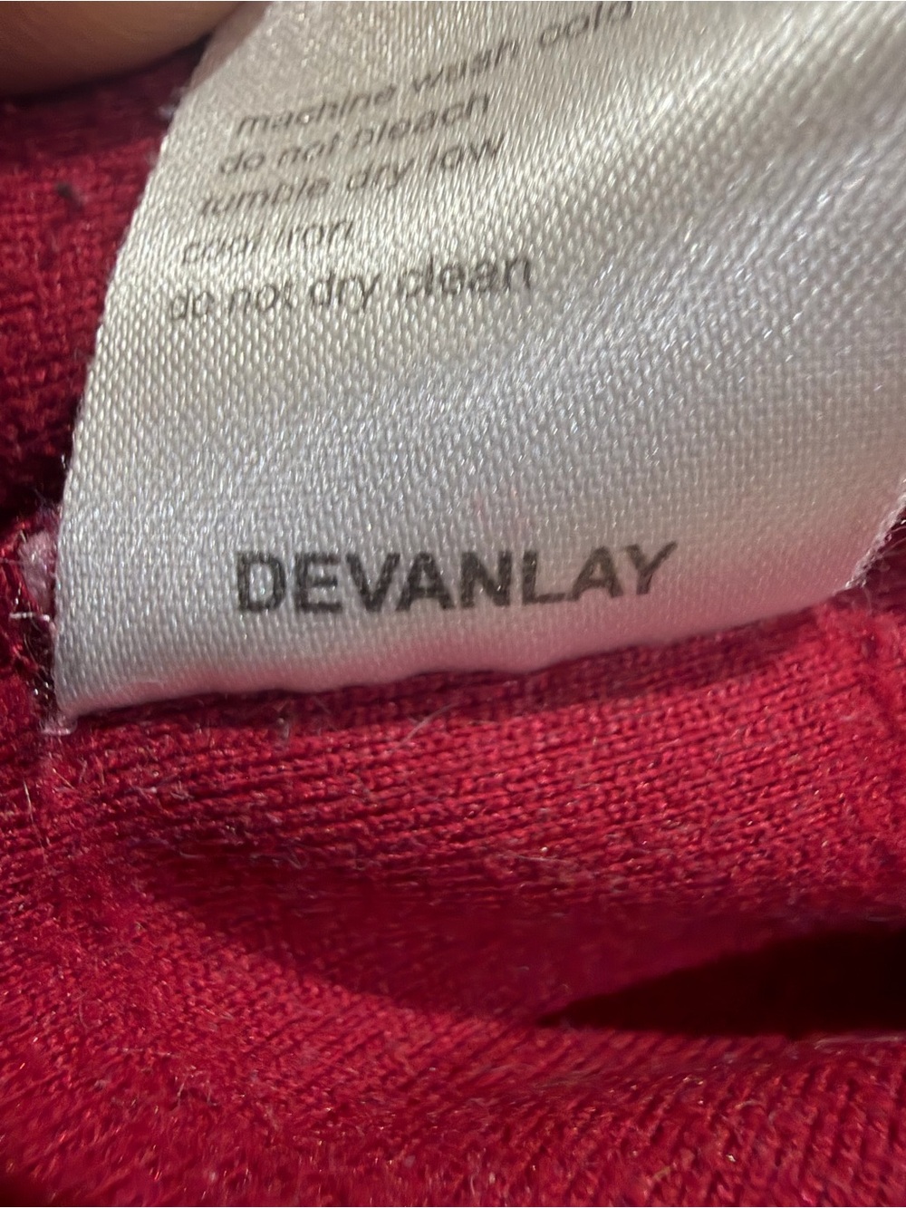Lacoste Devanlay Brick Red Fleece Quarter Zip Snap Pullover Men’s Size 6 Large - Picture 9 of 10